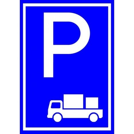 Placuta pentru parcare auto transport marfa