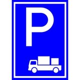 Placuta pentru parcare auto transport marfa
